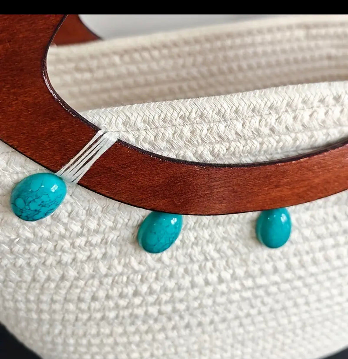 “Sac Riviera – Éclat Naturel et Élégance Turquoise”