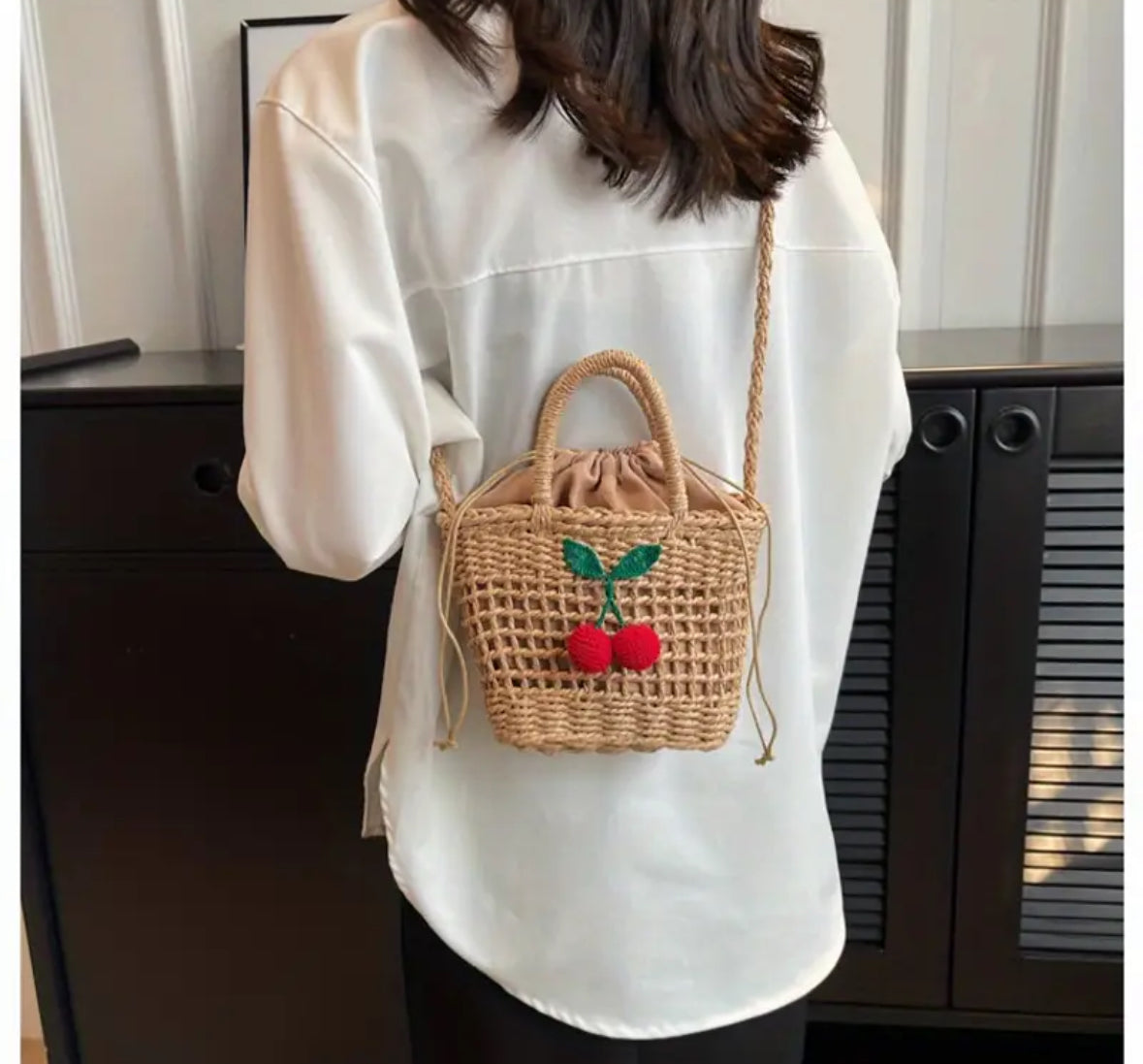 Mini Panier “Cerises d’Été” – Tendance & Fun