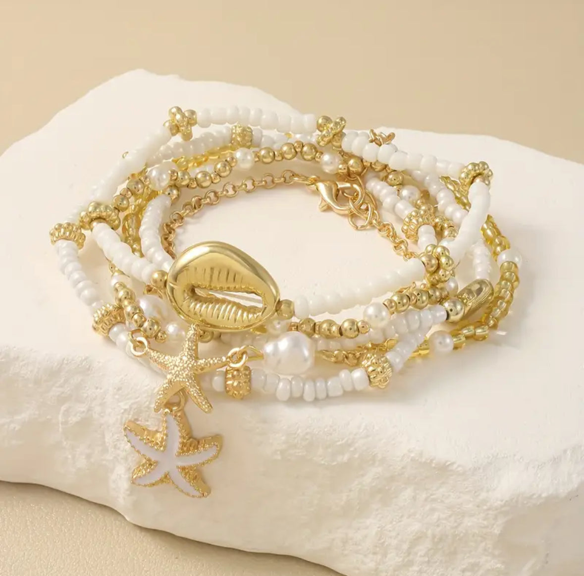 Bracelets Bohème “Trésor d’Été” – Lot de 7 pièces