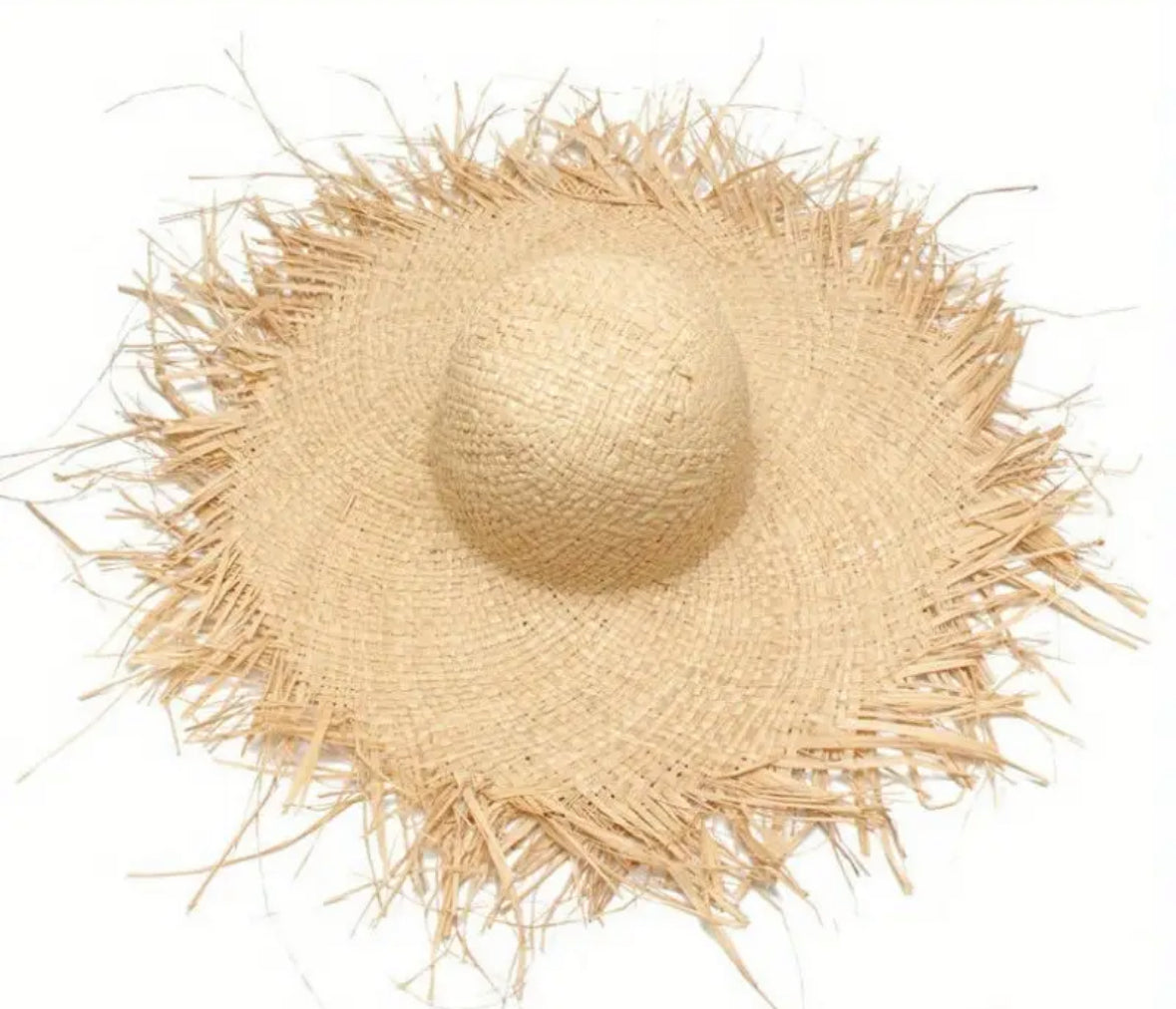 Chapeau Soleil Sauvage – Bord Effiloché Naturel